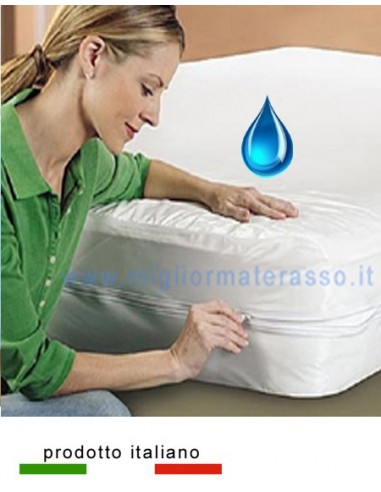 Coprimaterasso per materassi ad acqua - 160x200x20cm - Con  Wasserbettüberzug PURE