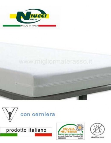 Bedecor Coprimaterasso Matrimoniale 160x200 Impermeabile, Cotone