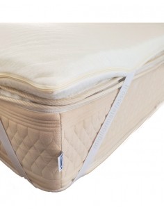 TOPPER CORRETTORE IN MEMORY FOAM O GOMMA PER MATERASSO MATRIMONIALE ALTO 5,5  CM